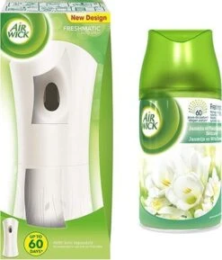 Distributeur Airwick Freshmatic Max Kit De Démarrage + 1 Recharge 250 ML - Jasmin Et Fleurs Witte -NIVEA shop 1024x1200