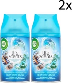 Air Wick Freshmatic Life Scents Turquoise Oase Double Recharge Pour Désodorisant 2 X 250 Ml