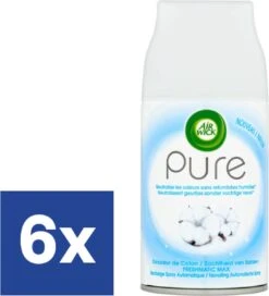 Air Wick - Freshmatic - Recharge Pour Assainisseur D'air - Douceur De Katoen - 6 X 250ML - Value Pack