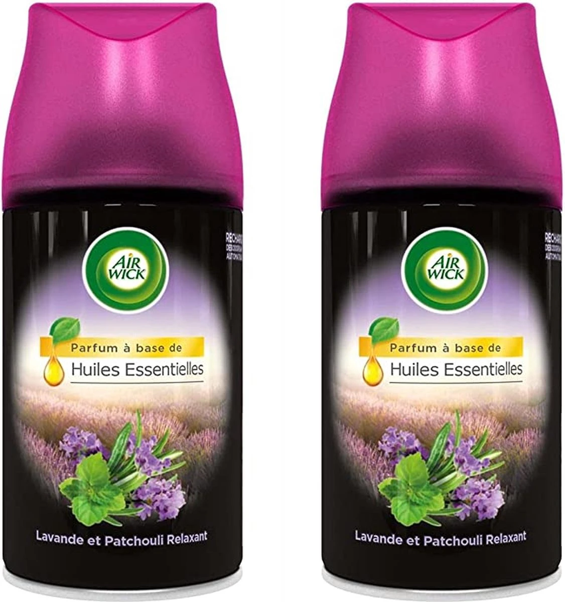 Airwick Freshmatic Max Recharges Pure Lavande & Patchouli - 2 X 250 Ml 3 Airwick Freshmatic Max Recharges Pure Lavande & Patchouli - 2 X 250 Ml