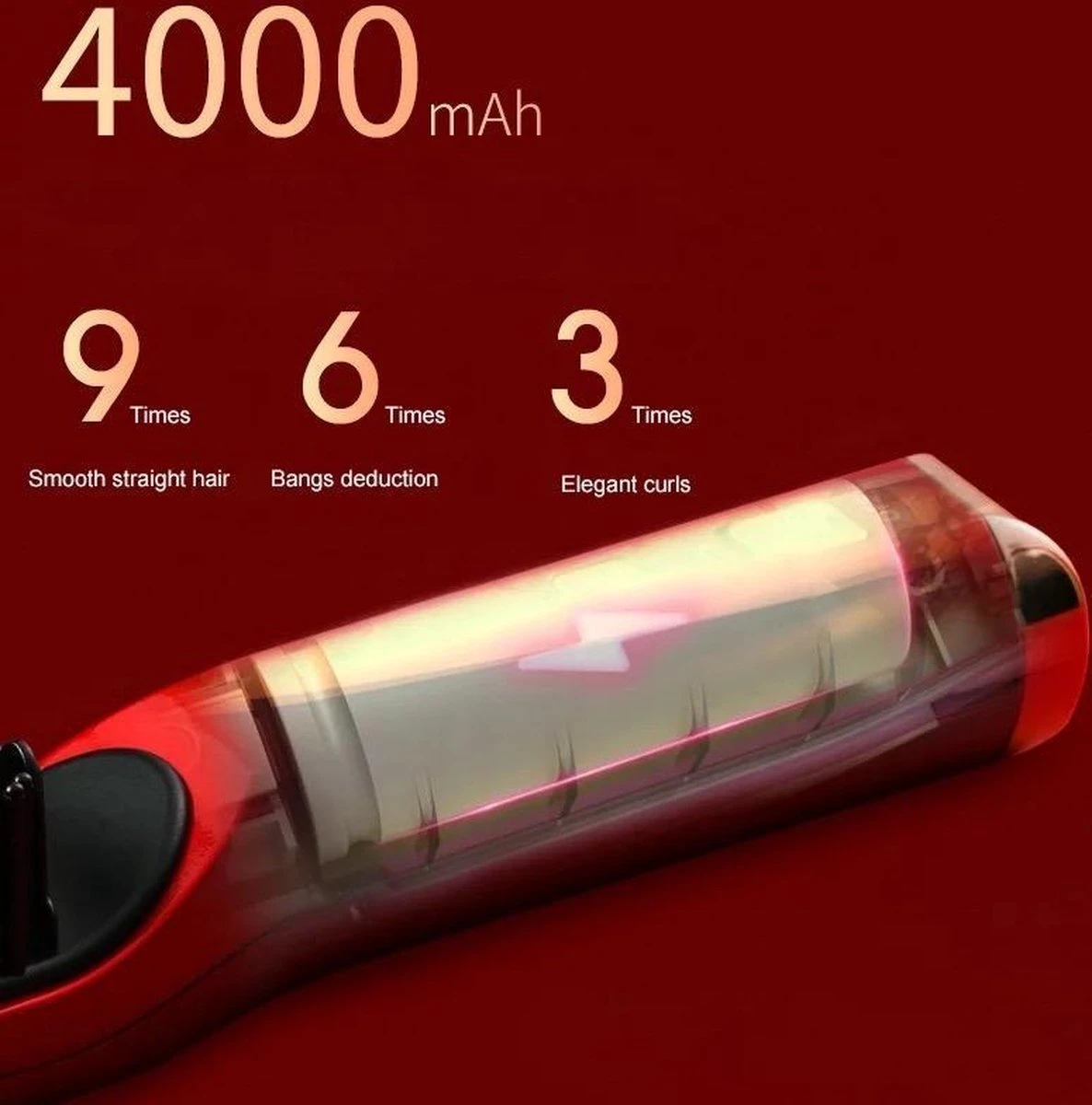 Brosse Lissante Sans Fil | Blanc | Brosse à Cheveux électrique | Lisseur Brosse À Cheveux | Brosse Droite | Fer à Lisser | Pinceau De Style | Brosse à Cheveux Brosse à Cheveux | Outil De Style | Fer à Lisser 11 Brosse Lissante Sans Fil | Blanc | Brosse à Cheveux électrique | Lisseur Brosse À Cheveux | Brosse Droite | Fer à Lisser | Pinceau De Style | Brosse à Cheveux Brosse à Cheveux | Outil De Style | Fer à Lisser – Image 9