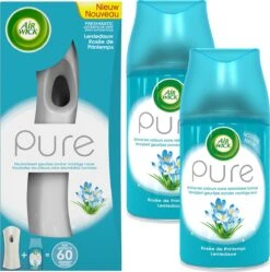 Air Wick Freshmatic Spray Automatique - Désodorisant - Pure Spring Dew - Kit De Démarrage + 2 Recharges