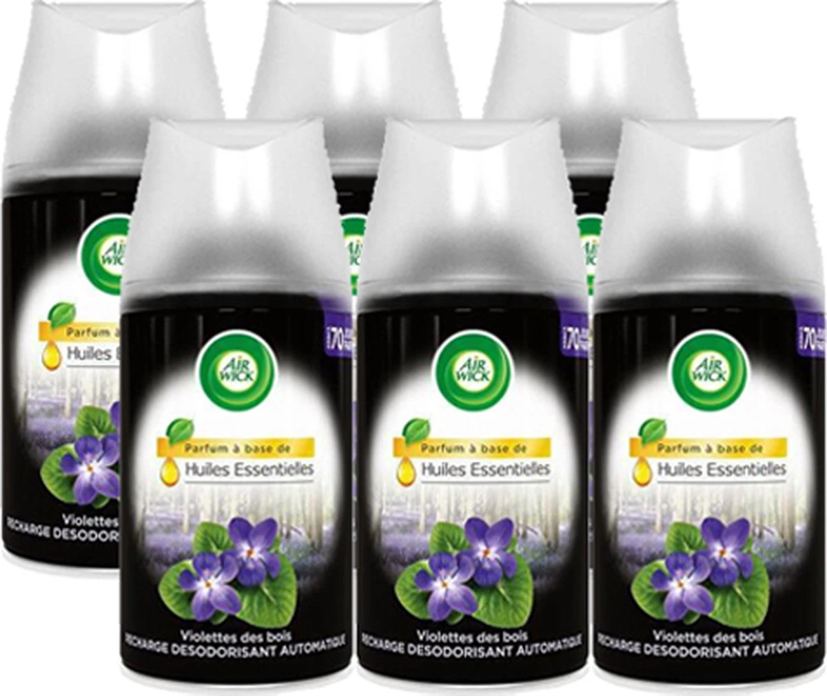Airwick Freshmatic Max Recharge Violettes Des Bois 6 X 250 Ml - Value Pack 3 Airwick Freshmatic Max Recharge Violettes Des Bois 6 X 250 Ml - Value Pack