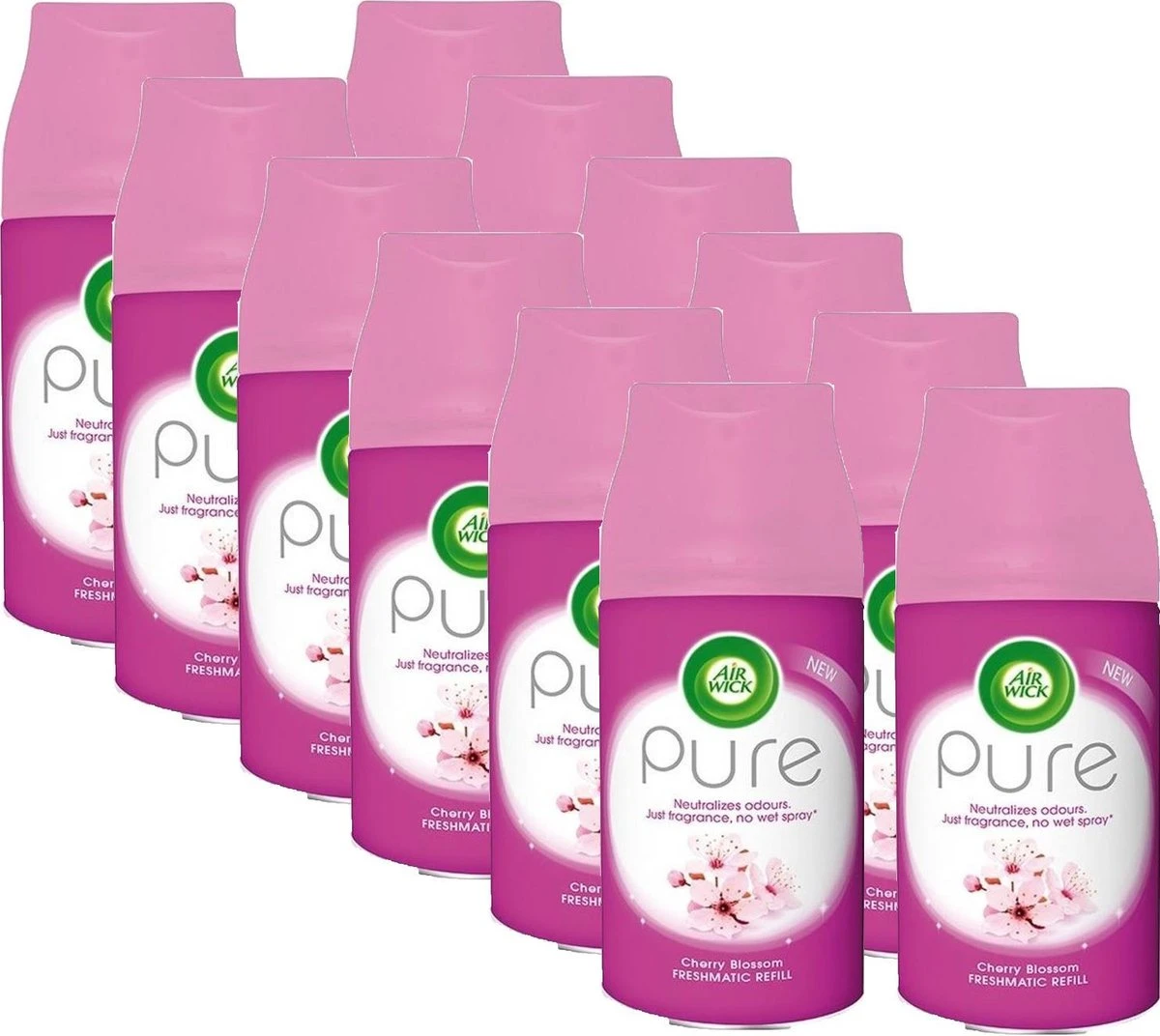Airwick Freshmatic Pure Cherry Blossom - 12 X 250 Ml - Recharge - Pack économique 6 Airwick Freshmatic Pure Cherry Blossom - 12 X 250 Ml - Recharge - Pack économique – Image 4