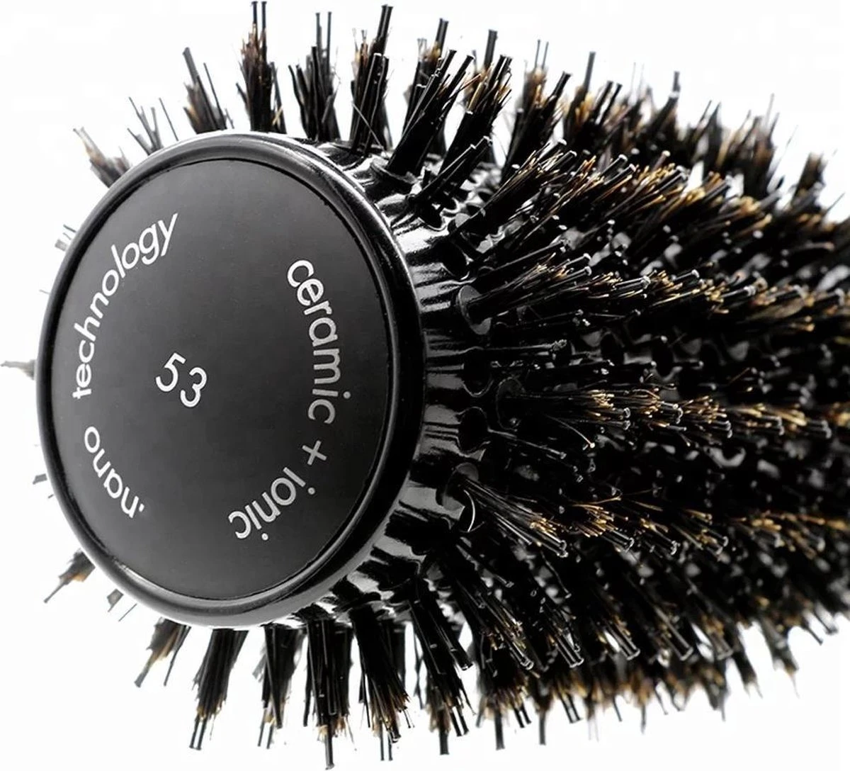 Brosse Ronde En Poils De Sanglier & Nylon | 53 Mm | Brosse Sèche Cheveux - Nano Technology Ceramic + Iconic 255*53mm | Céramique | Technologie Nano 4 Brosse Ronde En Poils De Sanglier & Nylon | 53 Mm | Brosse Sèche Cheveux - Nano Technology Ceramic + Iconic 255*53mm | Céramique | Technologie Nano – Image 2