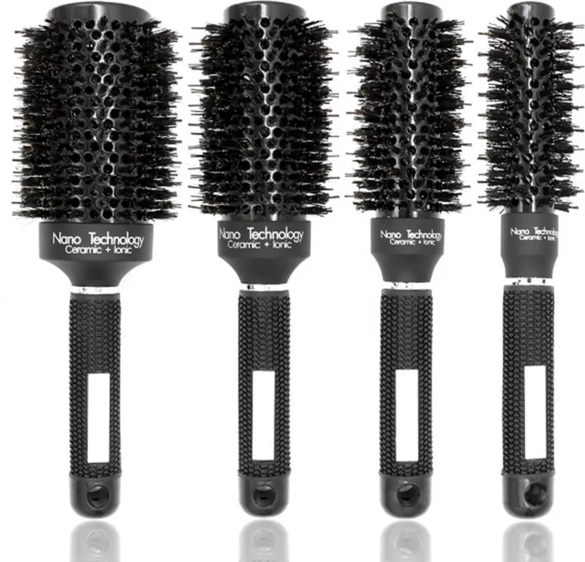 Brosse Ronde En Poils De Sanglier & Nylon | 53 Mm | Brosse Sèche Cheveux - Nano Technology Ceramic + Iconic 255*53mm | Céramique | Technologie Nano 9 Brosse Ronde En Poils De Sanglier & Nylon | 53 Mm | Brosse Sèche Cheveux - Nano Technology Ceramic + Iconic 255*53mm | Céramique | Technologie Nano – Image 7