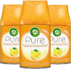 Recharges Air Wick FreshMatic - Sun De La Méditerranée - Pack économique 3 X 250 Ml