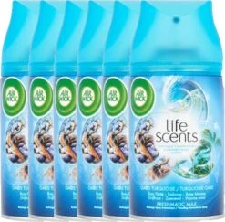 Air Wick - Freshmatic - Recharge Pour Assainisseur D'air - Turquoise Oasis - 6 X 250ML - Value Pack