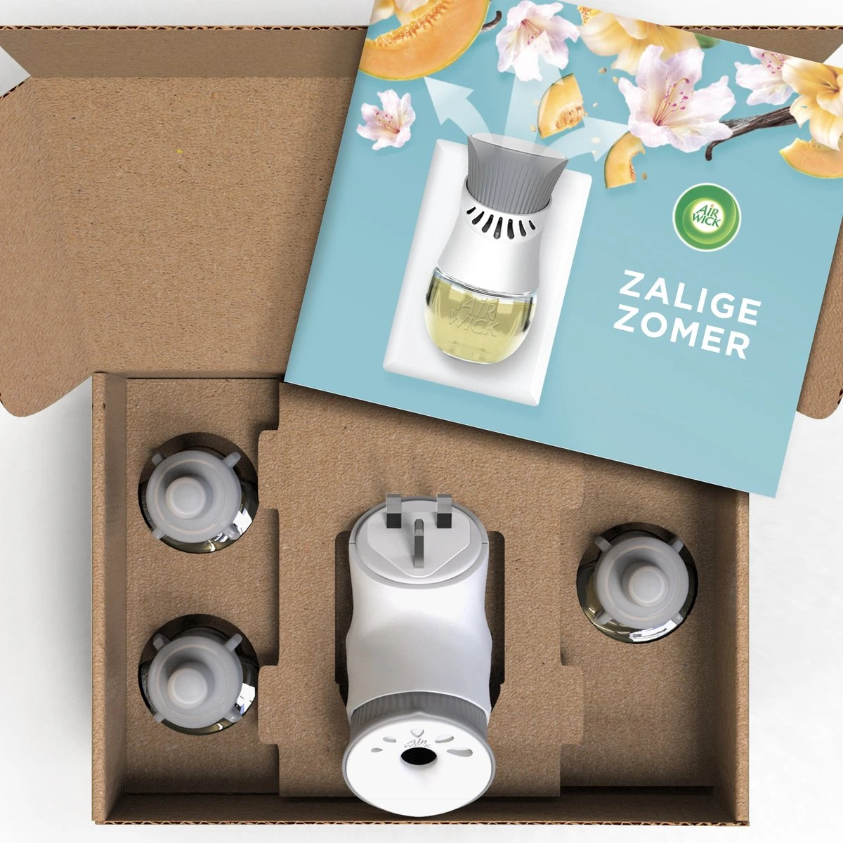 Désodorisant électrique Air Wick - Blissful Summer - 1 Kit De Démarrage + 3 Recharges 5 Désodorisant électrique Air Wick - Blissful Summer - 1 Kit De Démarrage + 3 Recharges – Image 3