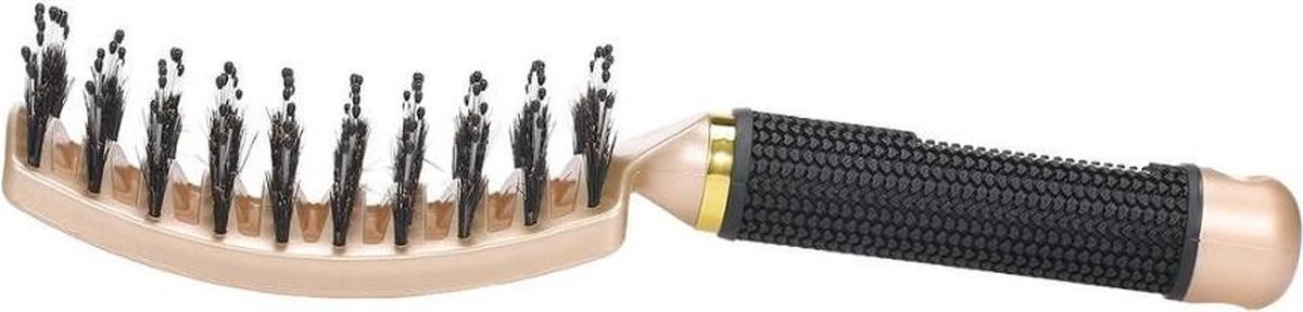 Royaume De La Beauté Brosse Démêlante Or | Anti Bardane | Poils De Sanglier | Brosse à Cheveux En Nylon | Brosse à Friser | Sanglier | Démêlant | Massage Démêlant 4 Royaume De La Beauté Brosse Démêlante Or | Anti Bardane | Poils De Sanglier | Brosse à Cheveux En Nylon | Brosse à Friser | Sanglier | Démêlant | Massage Démêlant – Image 2