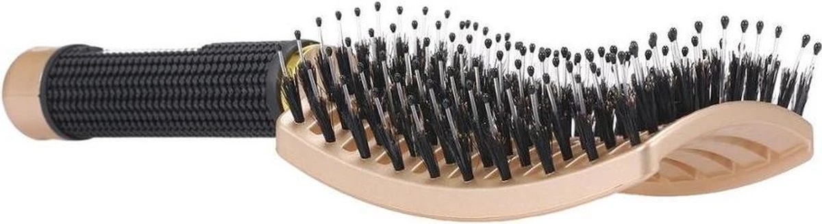 Royaume De La Beauté Brosse Démêlante Or | Anti Bardane | Poils De Sanglier | Brosse à Cheveux En Nylon | Brosse à Friser | Sanglier | Démêlant | Massage Démêlant 11 Royaume De La Beauté Brosse Démêlante Or | Anti Bardane | Poils De Sanglier | Brosse à Cheveux En Nylon | Brosse à Friser | Sanglier | Démêlant | Massage Démêlant – Image 9