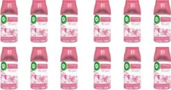 Air Wick Fresh Matic - Orchidée Soie Orientale - Pack Économique 12 X 250 Ml