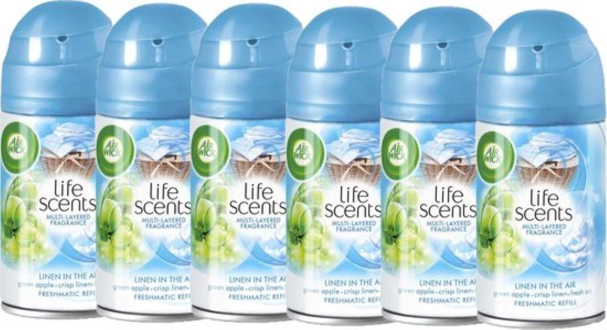 Recharge Airwick Freshmatic Max - Linen In The Air - 6 Pièces 5 Recharge Airwick Freshmatic Max - Linen In The Air - 6 Pièces – Image 3