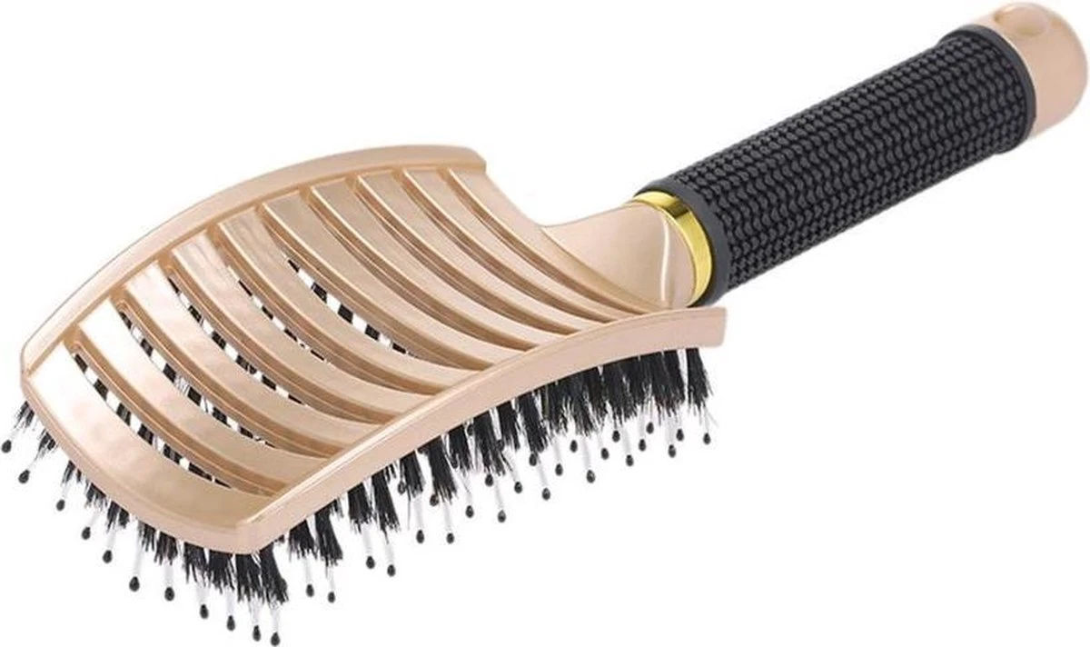 Royaume De La Beauté Brosse Démêlante Or | Anti Bardane | Poils De Sanglier | Brosse à Cheveux En Nylon | Brosse à Friser | Sanglier | Démêlant | Massage Démêlant 12 Royaume De La Beauté Brosse Démêlante Or | Anti Bardane | Poils De Sanglier | Brosse à Cheveux En Nylon | Brosse à Friser | Sanglier | Démêlant | Massage Démêlant – Image 10
