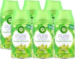 Airwick Freshmatic Max Recharge Honeydew & Cucumber 6 X 250 Ml - Value Pack