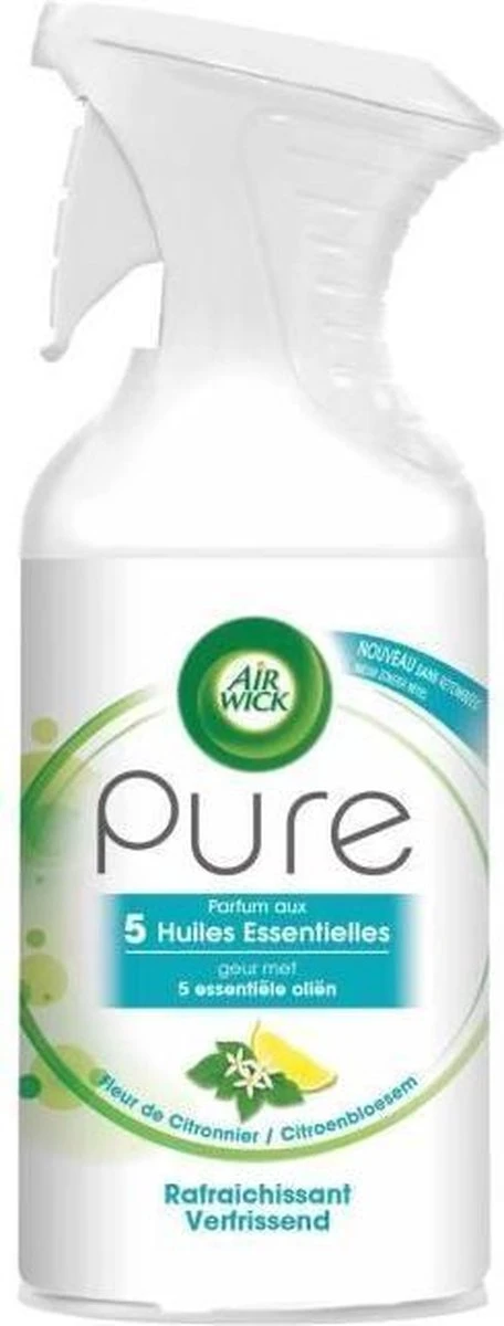 Airwick Air Freshener Aerosol - Huiles Essentielles Pures Fleur De Citron 250 Ml 5 Airwick Air Freshener Aerosol - Huiles Essentielles Pures Fleur De Citron 250 Ml – Image 3