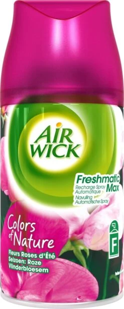Air Wick Freshmatic Max Recharge En Vaporisateur Automatique Fleur De Papillon Rose - 250 Ml