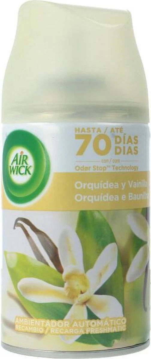 Air-wick Freshmatic Ambientador Recambio # Orquídea Y Vainilla 250 Ml 3 Air-wick Freshmatic Ambientador Recambio # Orquídea Y Vainilla 250 Ml