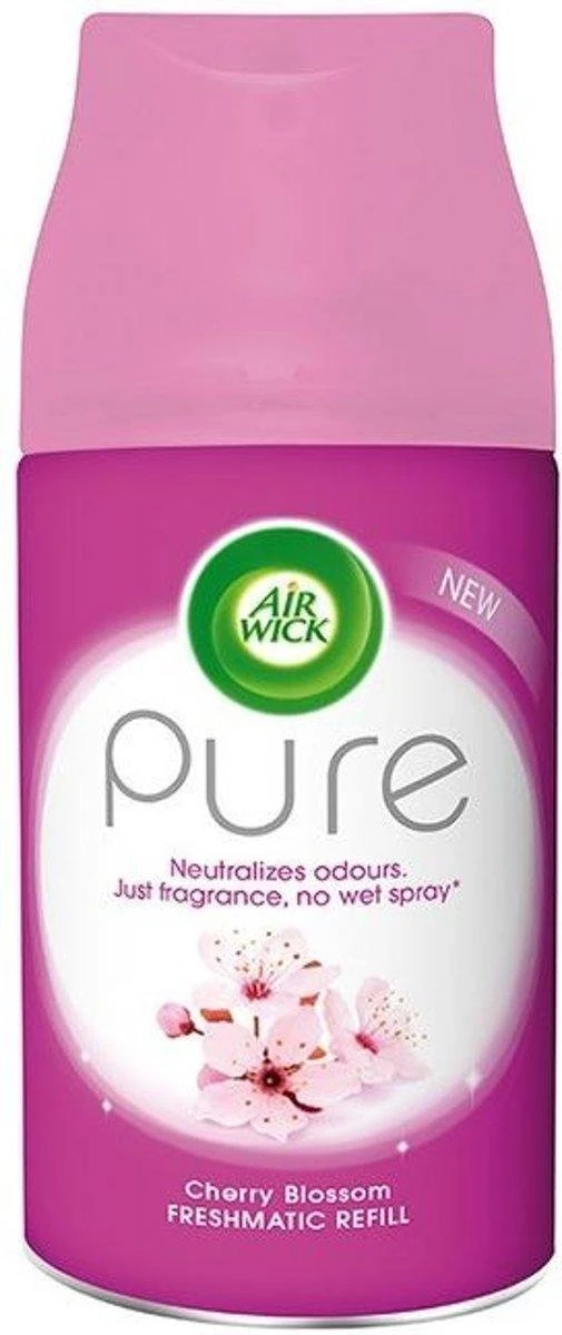 Airwick Freshmatic Pure Cherry Blossom - 12 X 250 Ml - Recharge - Pack économique 5 Airwick Freshmatic Pure Cherry Blossom - 12 X 250 Ml - Recharge - Pack économique – Image 3
