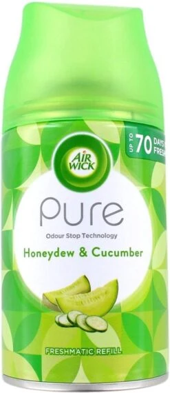 Recharge Air Wick Pure Honeydew & Concombre 4x250 Ml Pack économique