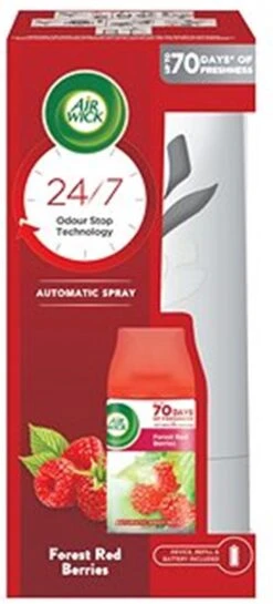 Airwick Freshmatic Max Holder + Recharge Fruits Rouges Des Bois 250 Ml