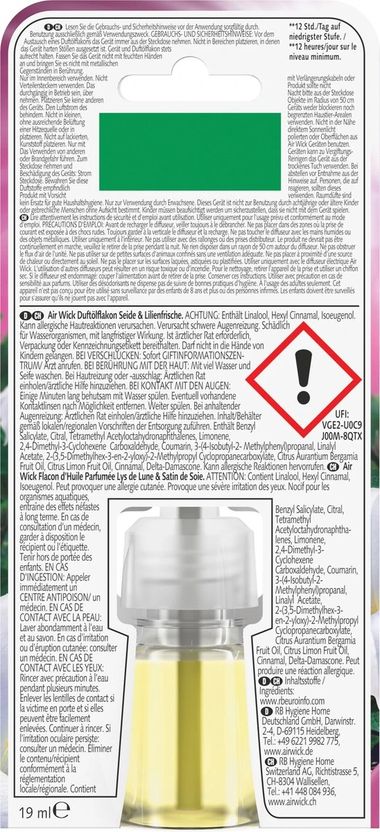 Recharge De Désodorisant AirWick Silk & Lily Fresh Plug, 19 Ml 12 Recharge De Désodorisant AirWick Silk & Lily Fresh Plug, 19 Ml – Image 10