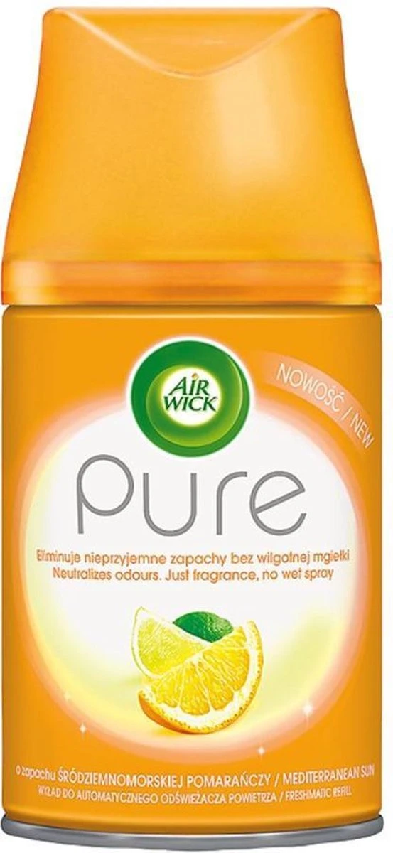 Recharge Airwick Freshmatic - Soleil Méditerranéen - 6 X 250 Ml - Paquet De Réduction 4 Recharge Airwick Freshmatic - Soleil Méditerranéen - 6 X 250 Ml - Paquet De Réduction – Image 2