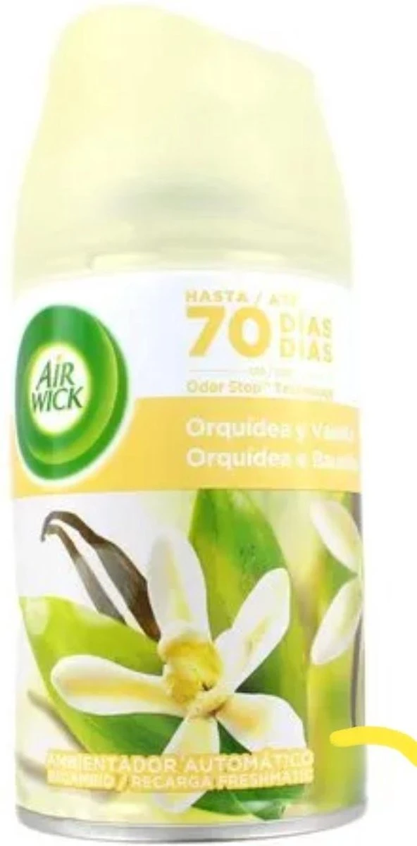 Air Wick Fresh Matic - Vanilla Orchid - Pack économique 6 X 250 ML 3 Air Wick Fresh Matic - Vanilla Orchid - Pack économique 6 X 250 ML