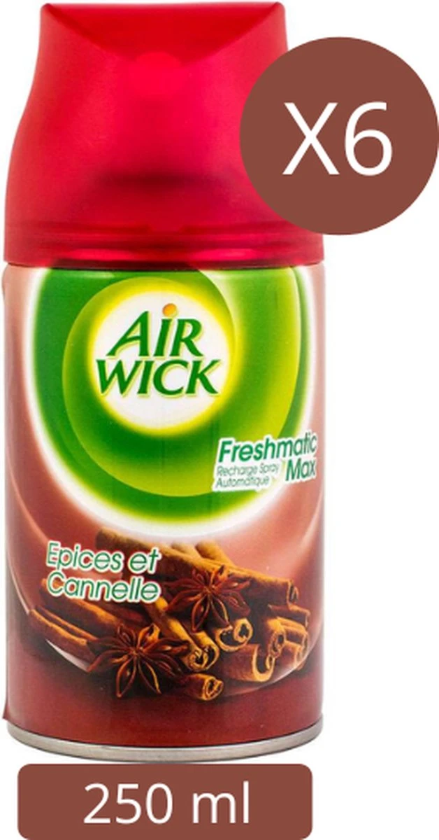 Recharge Air Wick Freshmatic Max - Cannelle - 6 Pièces - Paquet Avantage 4 Recharge Air Wick Freshmatic Max - Cannelle - 6 Pièces - Paquet Avantage – Image 2