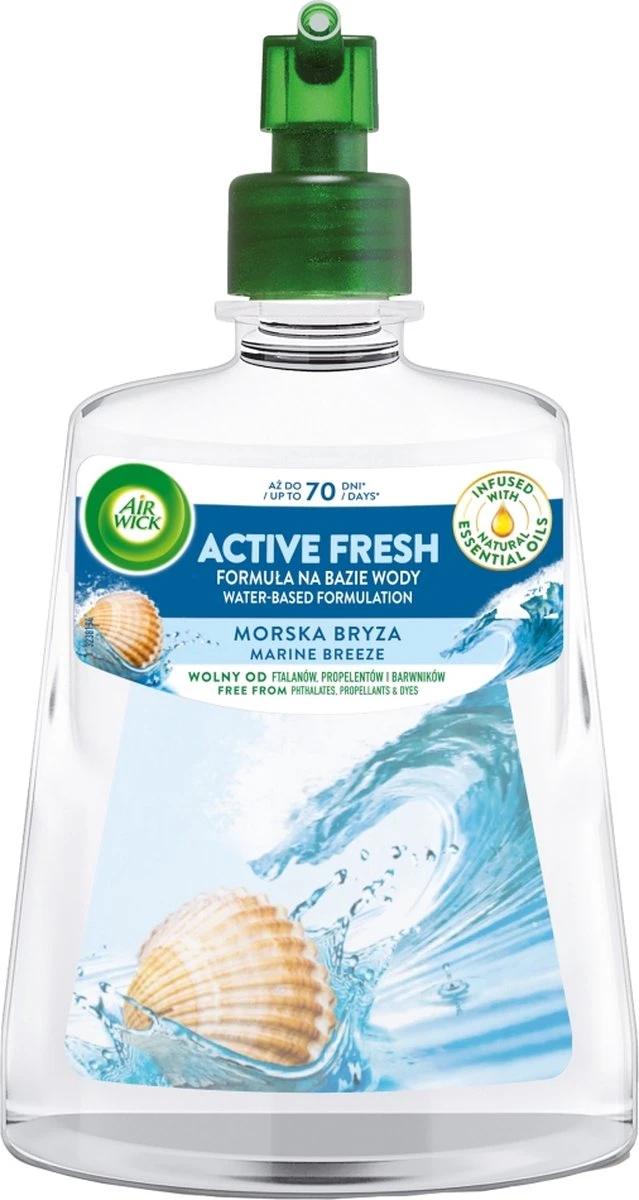 Recharge Désodorisant Automatique Active Fresh Breeze De Mer 228ml 3 Recharge Désodorisant Automatique Active Fresh Breeze De Mer 228ml