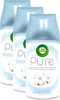 Air Wick Freshmatic Assainisseur D'Air Douceur De Katoen - Recharge - 3x250ml