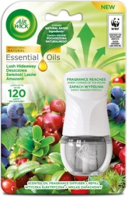 Désodorisant électrique Et Recharge D'huiles Essentielles Rainforest Freshness 19 Ml