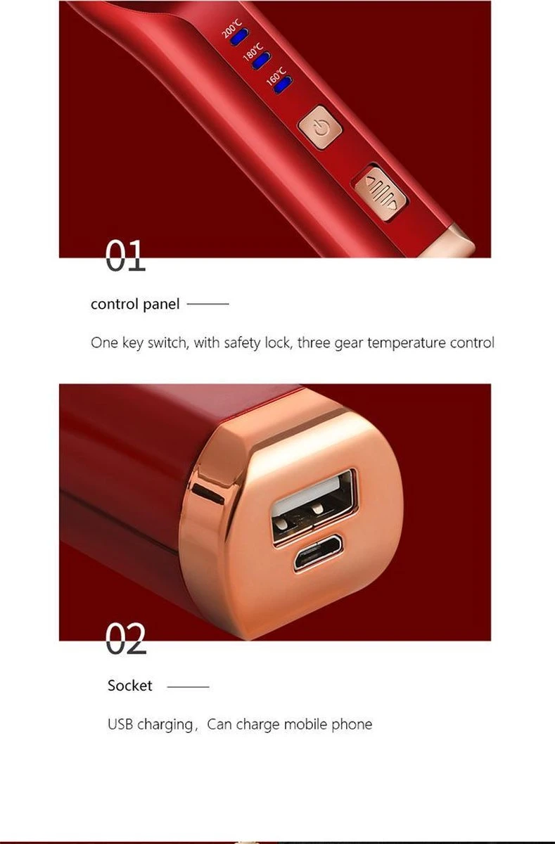 Brosse Lissante Sans Fil | Blanc | Brosse à Cheveux électrique | Lisseur Brosse À Cheveux | Brosse Droite | Fer à Lisser | Pinceau De Style | Brosse à Cheveux Brosse à Cheveux | Outil De Style | Fer à Lisser 5 Brosse Lissante Sans Fil | Blanc | Brosse à Cheveux électrique | Lisseur Brosse À Cheveux | Brosse Droite | Fer à Lisser | Pinceau De Style | Brosse à Cheveux Brosse à Cheveux | Outil De Style | Fer à Lisser – Image 3