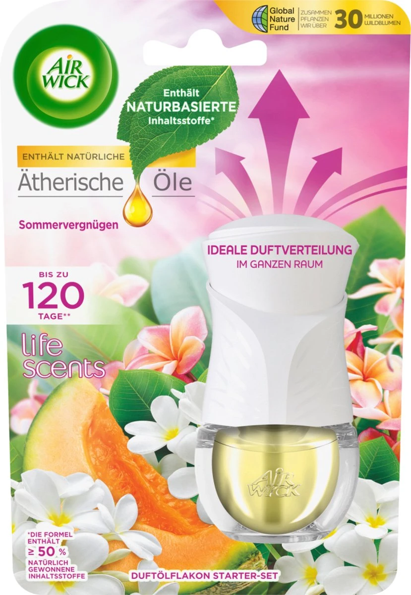 AirWick Désodorisant Parfum Plug Summer Pleasure Starter Set, 19 Ml 4 AirWick Désodorisant Parfum Plug Summer Pleasure Starter Set, 19 Ml – Image 2