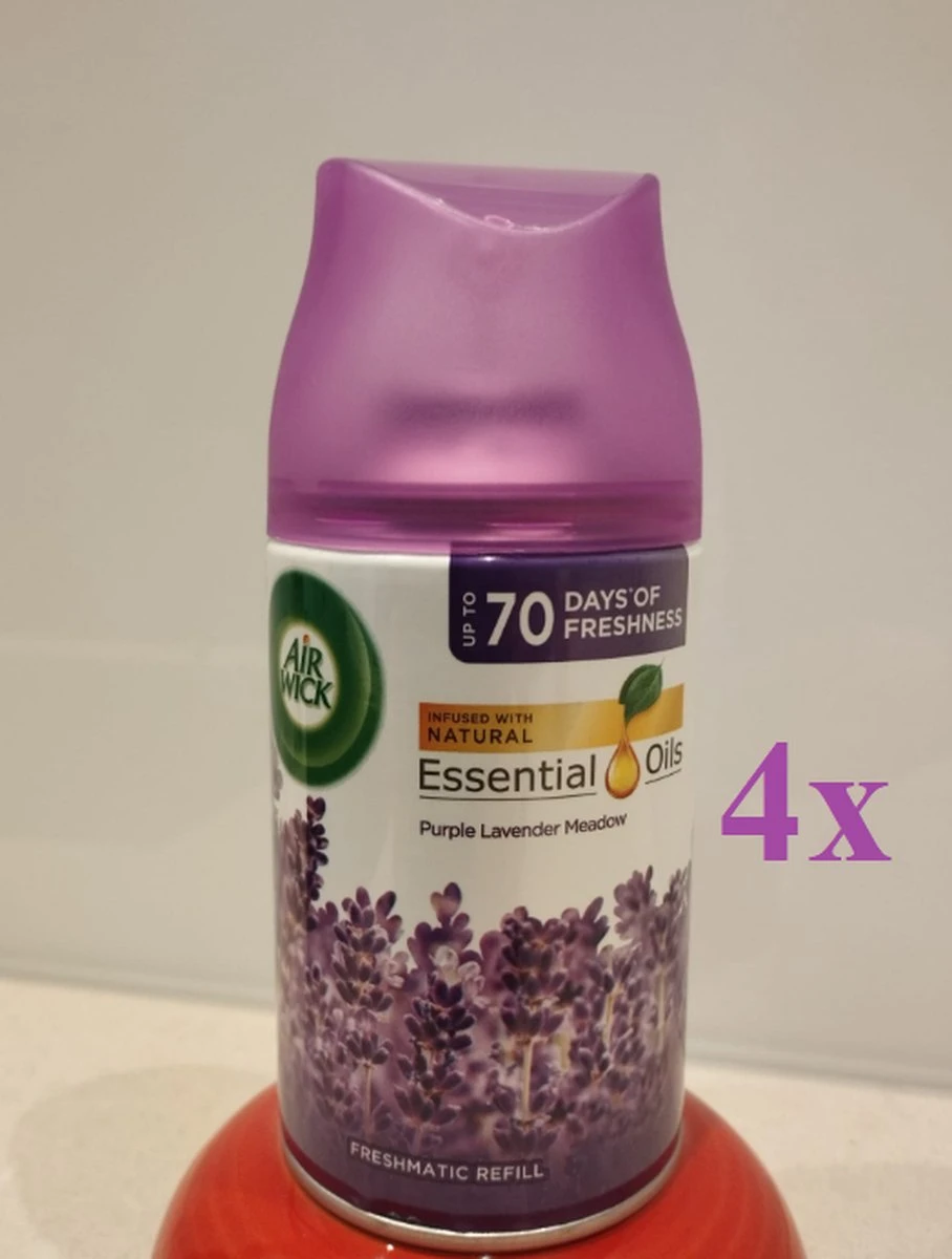 Recharges Air Wick Recharges Max - Violet Lavande - 4 X 250 Ml - Value Pack 3 Recharges Air Wick Recharges Max - Violet Lavande - 4 X 250 Ml - Value Pack