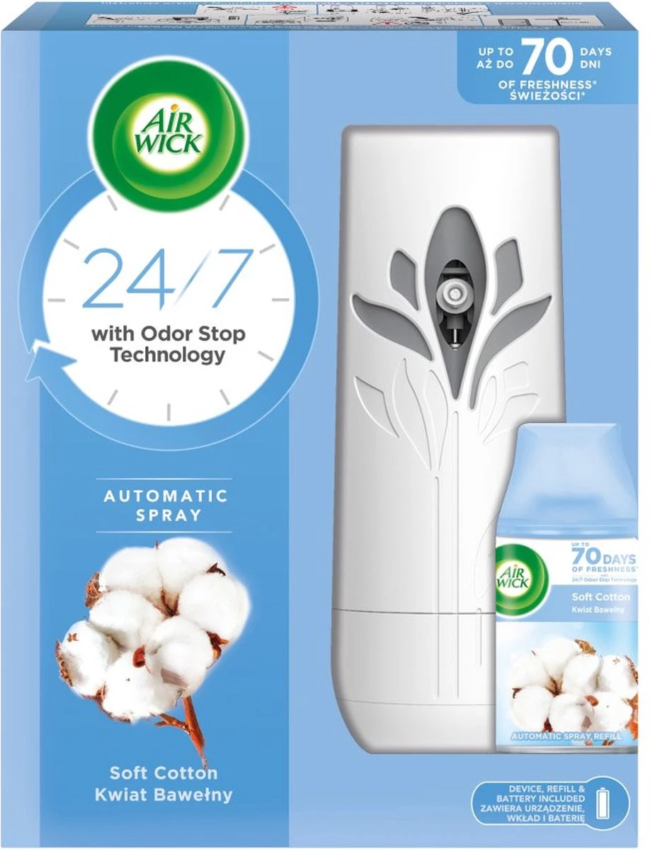Air Wick Freshmatic - Parfum De Lin - Starterkit - Distributeur + 1 Recharge 7 Air Wick Freshmatic - Parfum De Lin - Starterkit - Distributeur + 1 Recharge – Image 5