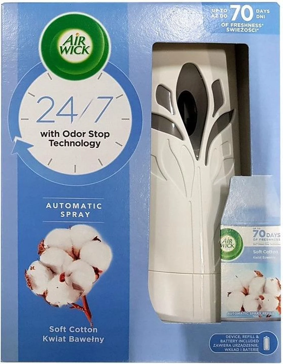 Air Wick Freshmatic - Parfum De Lin - Starterkit - Distributeur + 1 Recharge 4 Air Wick Freshmatic - Parfum De Lin - Starterkit - Distributeur + 1 Recharge – Image 2
