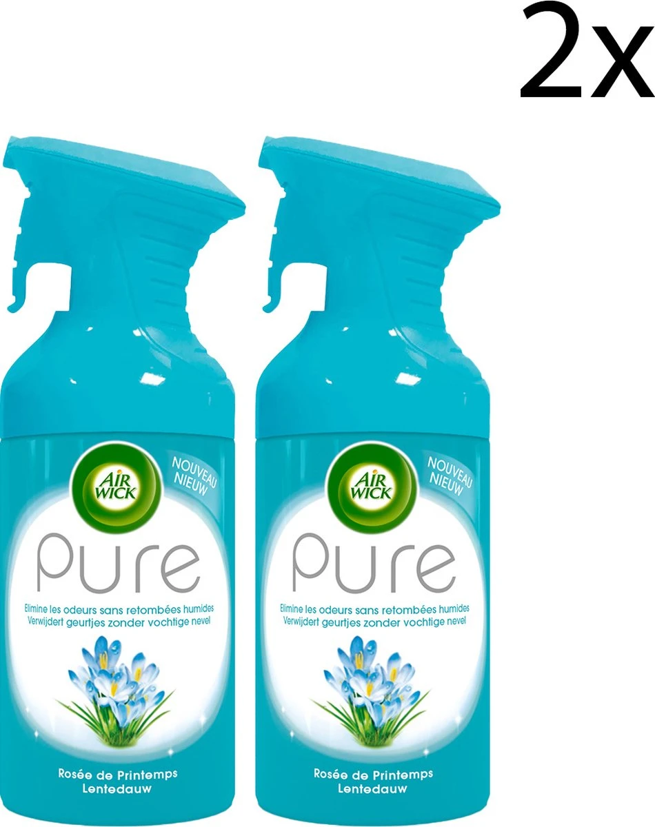 La Recharge Air Wick Pure Spring Dew Spray Neutralise Les Odeurs Sans Brouillard Humide - 2 Sprays 6 La Recharge Air Wick Pure Spring Dew Spray Neutralise Les Odeurs Sans Brouillard Humide - 2 Sprays – Image 4