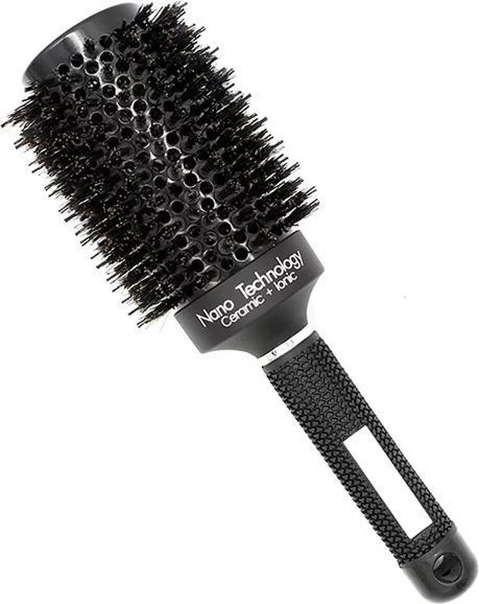 Set De Brosses Rondes En Poils De Sanglier Et Nylon | 25 Mm | 32mm | 45 Mm | 53 Mm | Brosse Sèche-cheveux | Nano Technologie Ceramic + Iconique 255*25mm/32mm/45m/53mm | Céramique | Technologie Nano | Lot De 4 Pinceaux 4 Set De Brosses Rondes En Poils De Sanglier Et Nylon | 25 Mm | 32mm | 45 Mm | 53 Mm | Brosse Sèche-cheveux | Nano Technologie Ceramic + Iconique 255*25mm/32mm/45m/53mm | Céramique | Technologie Nano | Lot De 4 Pinceaux – Image 2