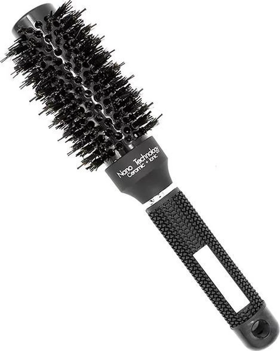 Set De Brosses Rondes En Poils De Sanglier Et Nylon | 25 Mm | 32mm | 45 Mm | 53 Mm | Brosse Sèche-cheveux | Nano Technologie Ceramic + Iconique 255*25mm/32mm/45m/53mm | Céramique | Technologie Nano | Lot De 4 Pinceaux 11 Set De Brosses Rondes En Poils De Sanglier Et Nylon | 25 Mm | 32mm | 45 Mm | 53 Mm | Brosse Sèche-cheveux | Nano Technologie Ceramic + Iconique 255*25mm/32mm/45m/53mm | Céramique | Technologie Nano | Lot De 4 Pinceaux – Image 9