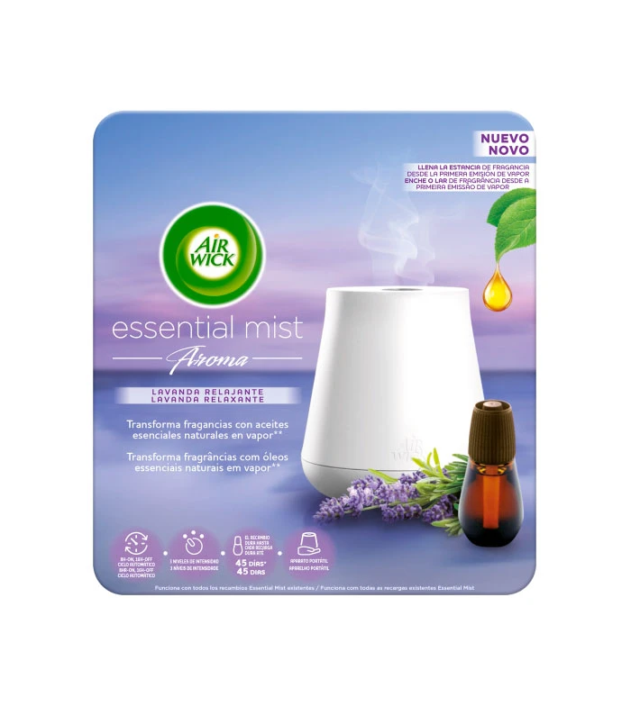 Air Wick - Désodorisant électrique Portable Essential Mist + Recharge - Lavande Relaxante 3 Air Wick - Désodorisant électrique Portable Essential Mist + Recharge - Lavande Relaxante