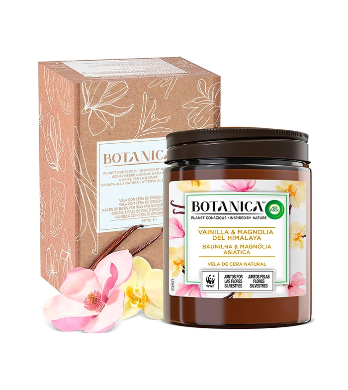 Air Wick - *BOTANICA By Air Wick* - Bougie En Cire D'origine Naturelle 500g - Vanille & Magnolia 3 Air Wick - *BOTANICA By Air Wick* - Bougie En Cire D'origine Naturelle 500g - Vanille & Magnolia