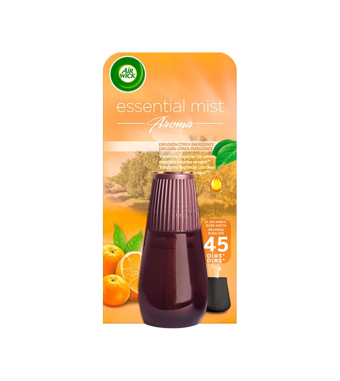 Air Wick - Recharge De Désodorisant électrique Portable Essential Mist - Souffle D'agrumes énergisant 3 Air Wick - Recharge De Désodorisant électrique Portable Essential Mist - Souffle D'agrumes énergisant