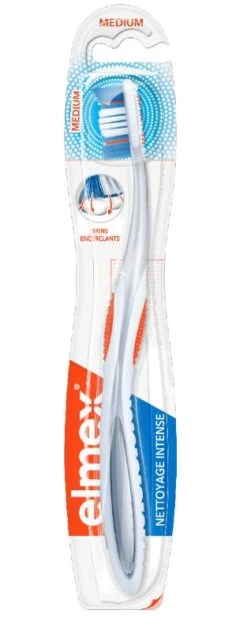 NETTOYAGE INTENSE - Brosse à Dents Medium Avec Gratte Langue