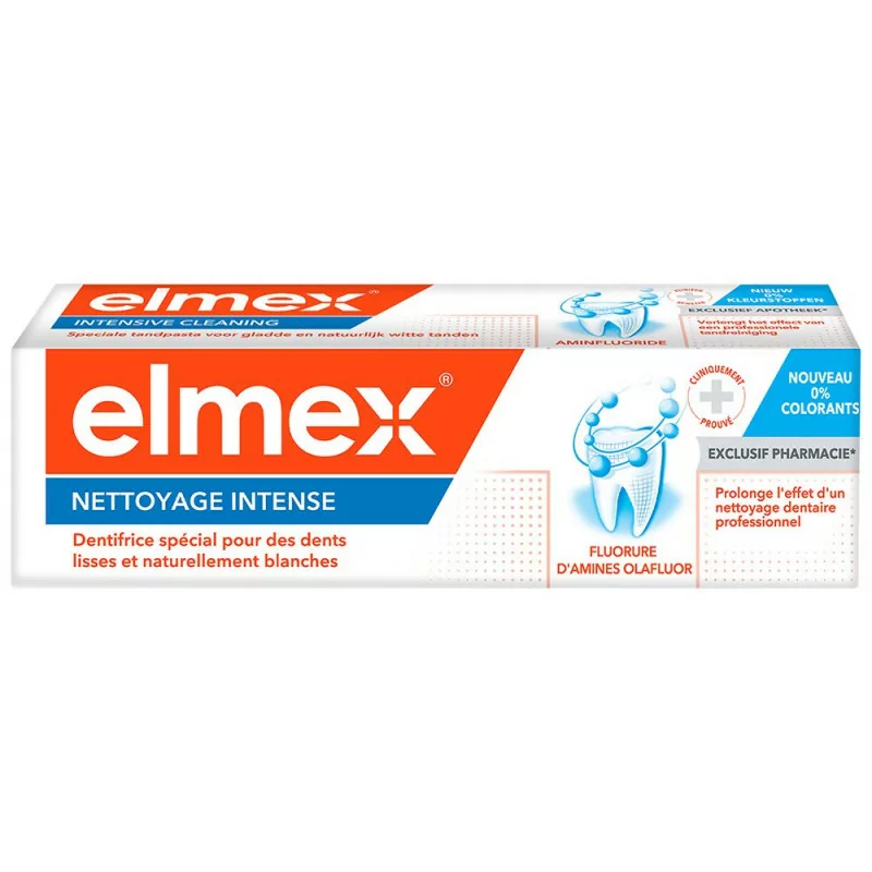 Elmex Dentifrice Nettoyage Intense 50ml 3 Elmex Dentifrice Nettoyage Intense 50ml