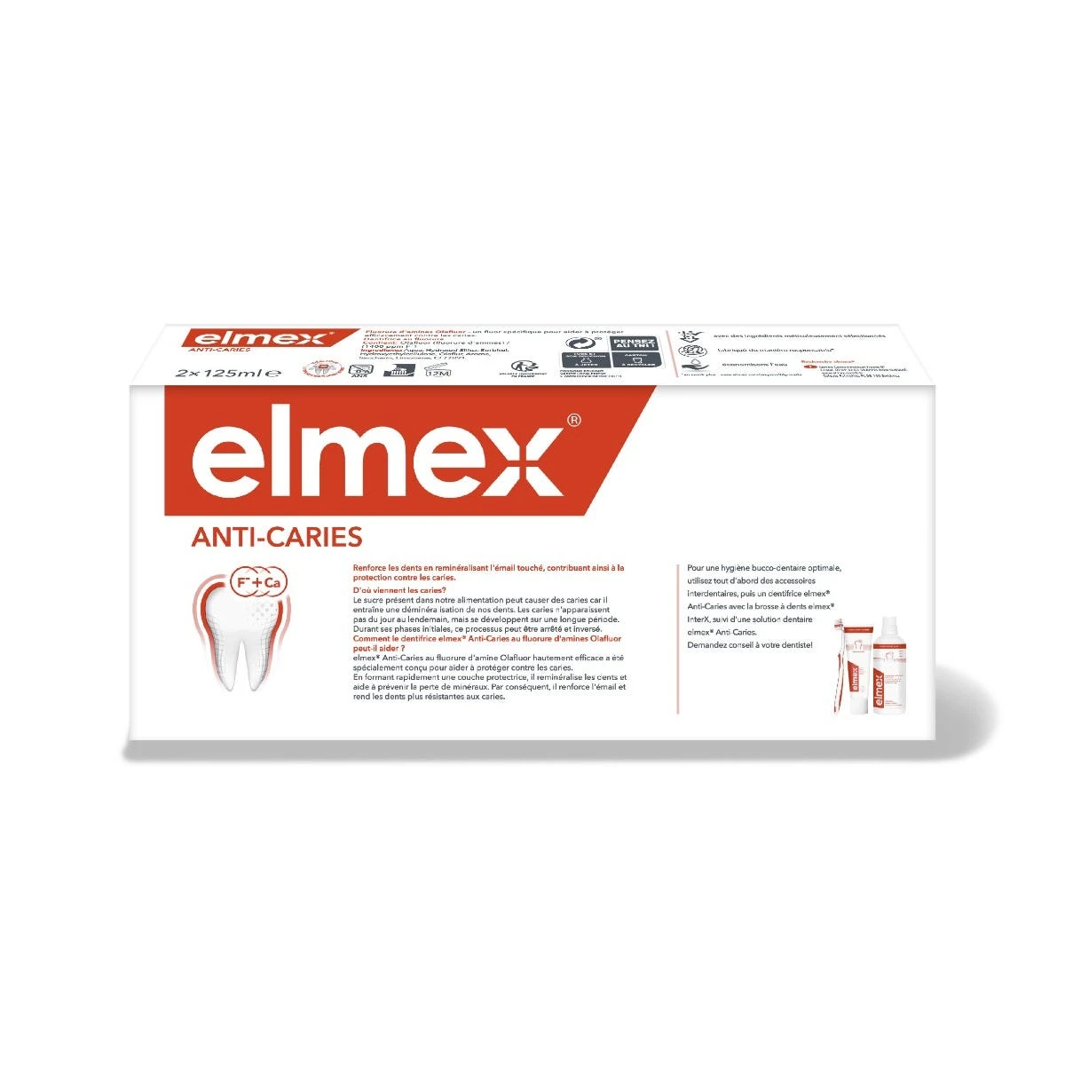 ANTI-CARIES - Dentifrice Protection Caries, 2x125ml 4 ANTI-CARIES - Dentifrice Protection Caries, 2x125ml – Image 2