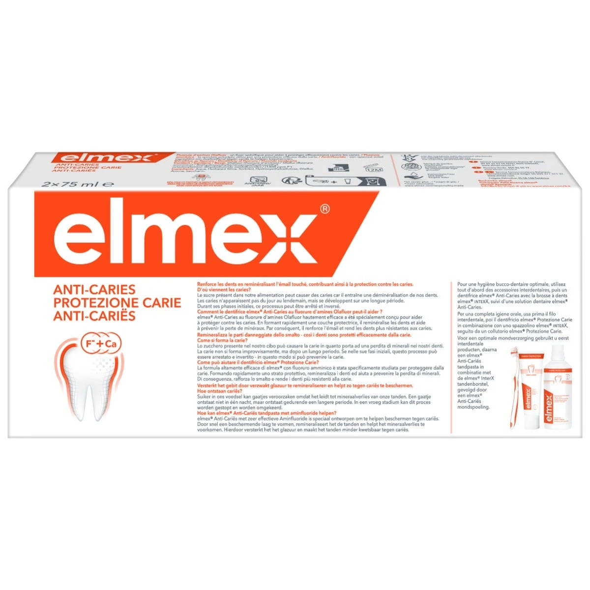 ANTI-CARIES - Dentifrice Protection Caries, 2x75ml 4 ANTI-CARIES - Dentifrice Protection Caries, 2x75ml – Image 2