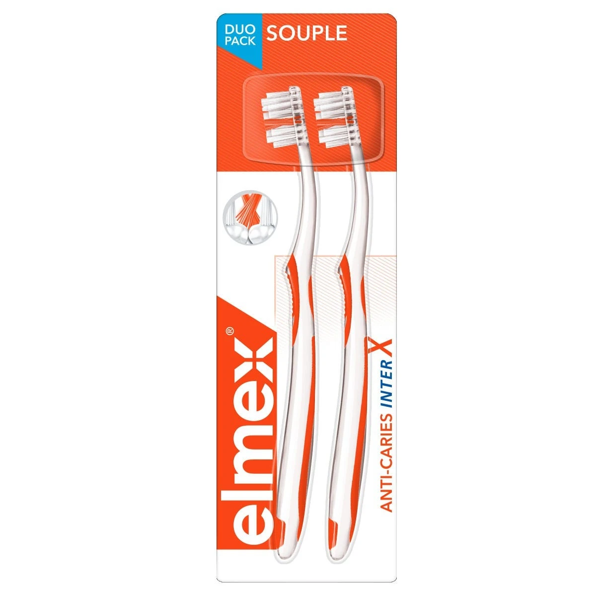 ANTI-CARIES INTERX - Brosse à Dents Souple, 2 Unités 3 ANTI-CARIES INTERX - Brosse à Dents Souple, 2 Unités