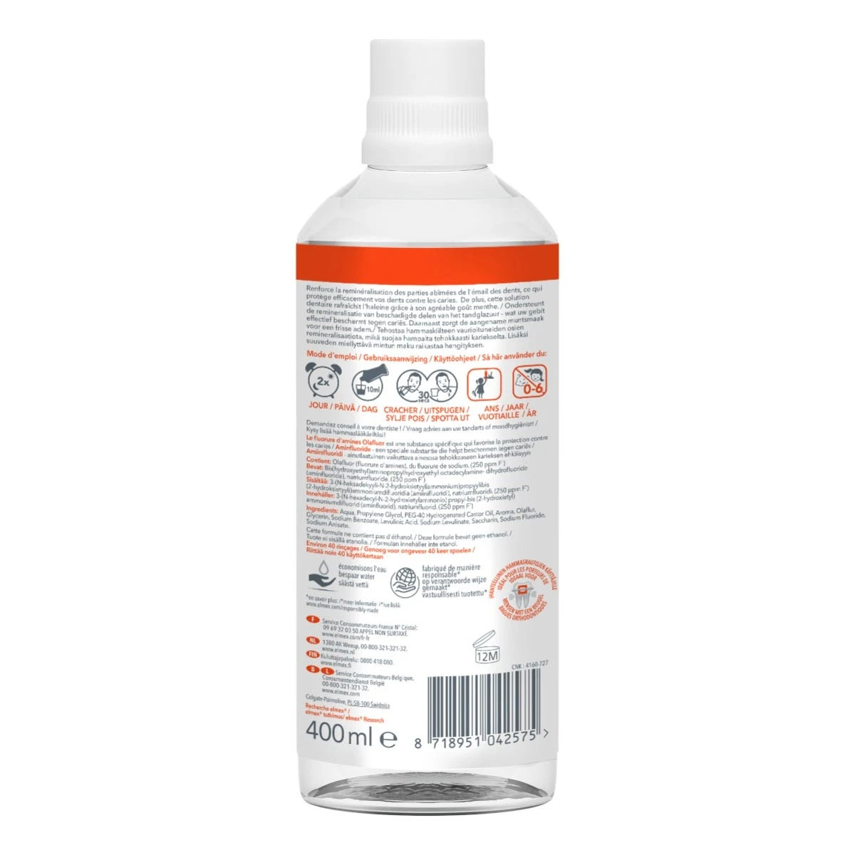 ANTI-CARIES - Bain De Bouche Sans Alcool, 400ml 4 ANTI-CARIES - Bain De Bouche Sans Alcool, 400ml – Image 2