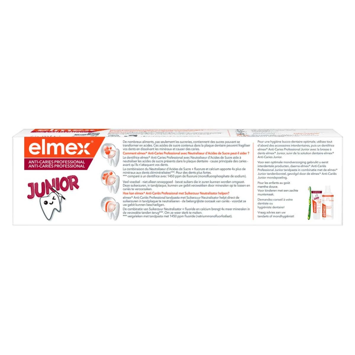 JUNIOR ANTI-CARIES PROFESSIONAL - Dentifrice Anti-Caries 6-12 Ans, 75ml 5 JUNIOR ANTI-CARIES PROFESSIONAL - Dentifrice Anti-Caries 6-12 Ans, 75ml – Image 3